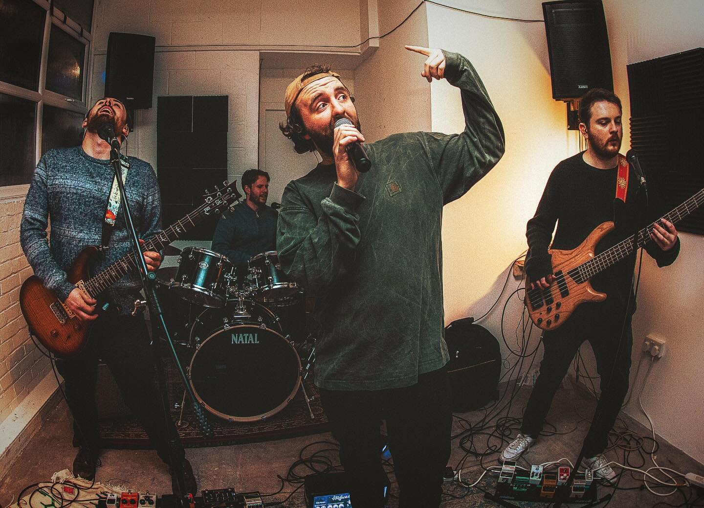 the band Goldstruck! playing in Morzine and Nice