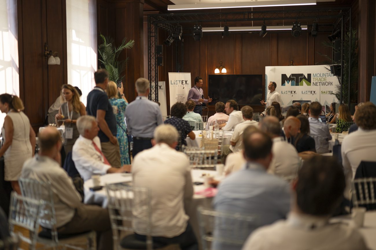 LISTEX Luxury Live trade event in London with luxury alpine travel professionals