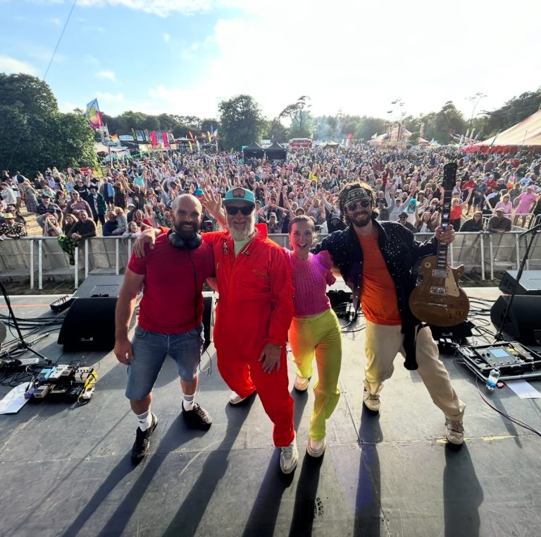 COLOUR live party band performing high-energy dance floor fillers on stage