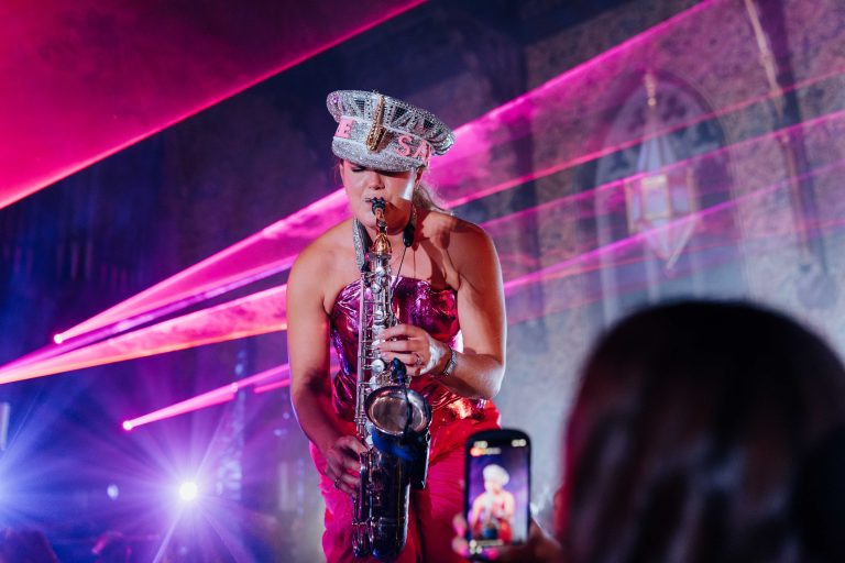 Ellie Sax, saxophonist and vocalist